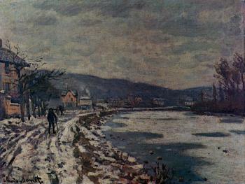 Claude Oscar Monet : The Seine at Bougival II